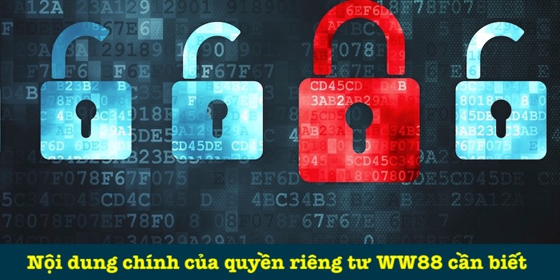 Những nội dung trong quyền riêng tư của WW88